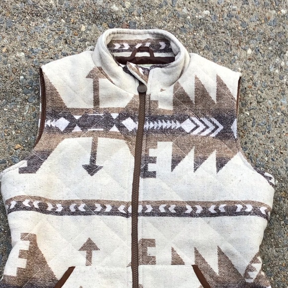 OUTBACK TRADING CO Virginia SOUTHWESTERN PRINT ZIP-UP VEST - Picture 7 of 11